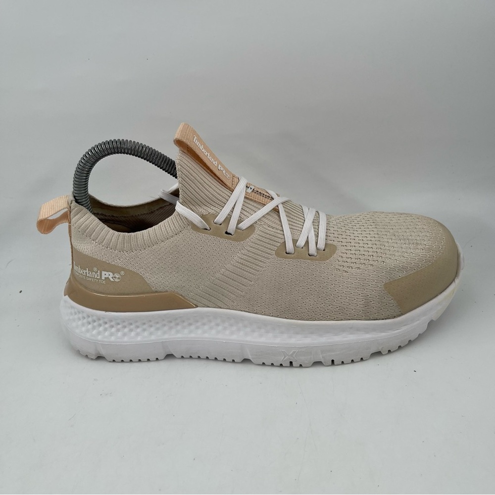 NEW! Timberland PRO Women’s Setra-SZ 6.5 M-Knit Composite Safety Toe in Beige